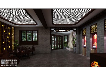 南潯區(qū)800平方米茶餐廳設(shè)計(jì)公司-浙江國富裝飾