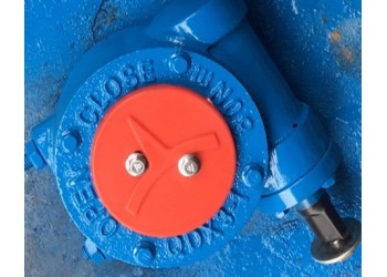 QDX3-1手動渦輪執行器，DN80蝶閥蝸輪箱 手動減速機
