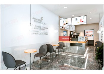 合肥奶茶店裝修案例，清新的設(shè)計更符合年輕人審美